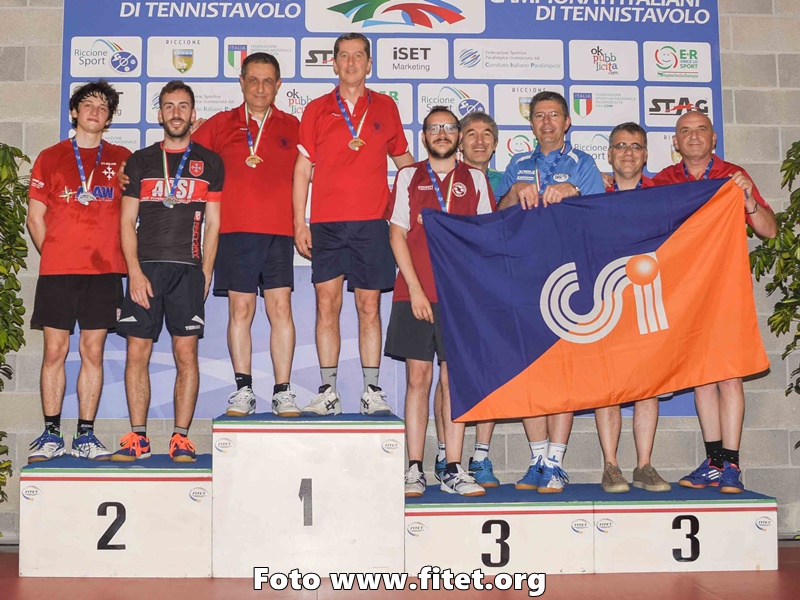 Podio gara a squadre EPS Riccione 2019