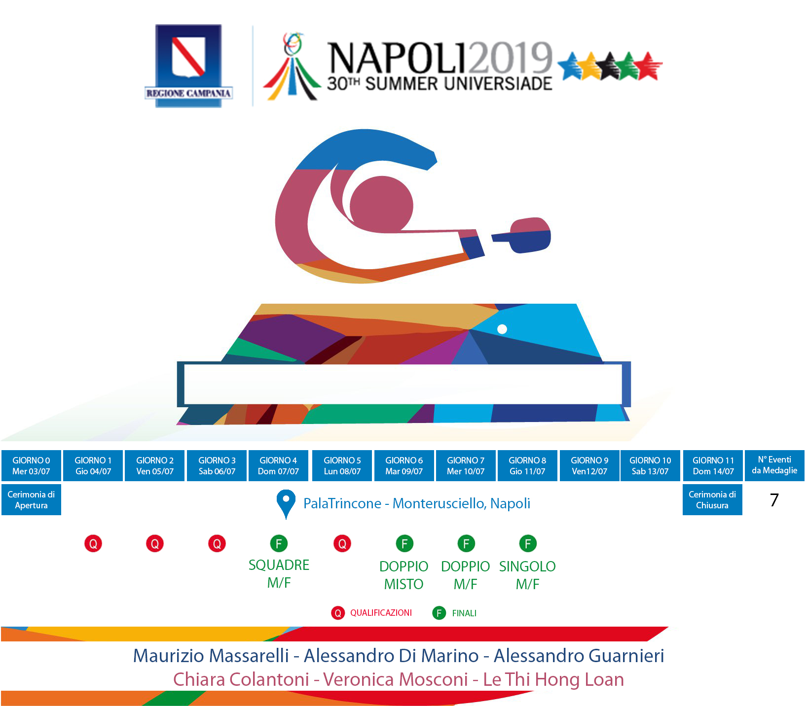 Universiadi 2019 TT