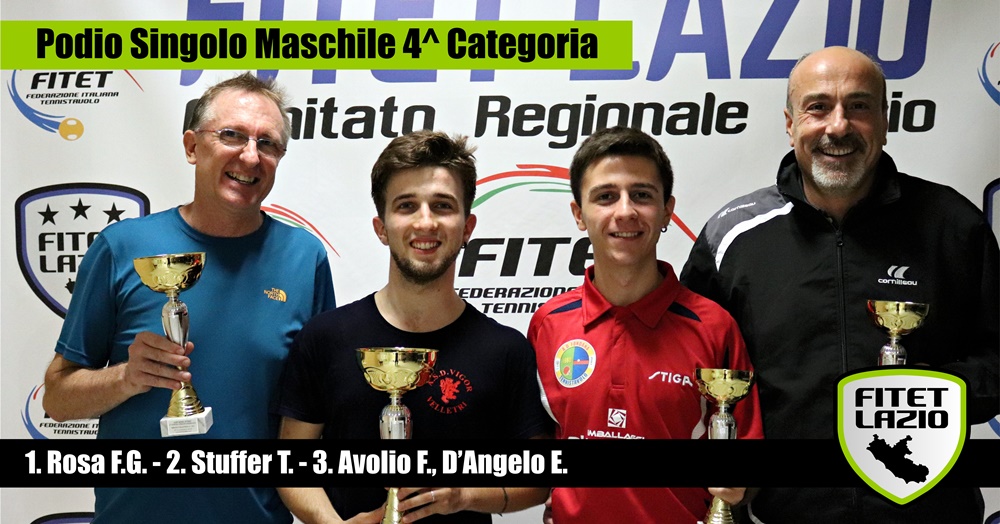 Podio Maschile Quarta